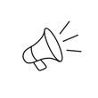© caribaju - Megaphone line icon