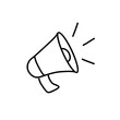 © caribaju - Megaphone line icon