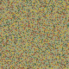 Poster - Seamless geometric pattern. Circles in multiple colors. Golden, Forest, Amber, Rust, Slate. Fresh vector illustration.