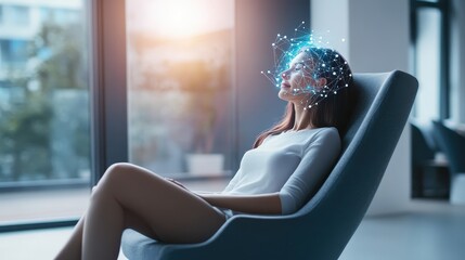 Poster - An AI-powered mental health companion that interacts with patients, helping reduce stress and anxiety, providing support beyond traditional therapy sessions.