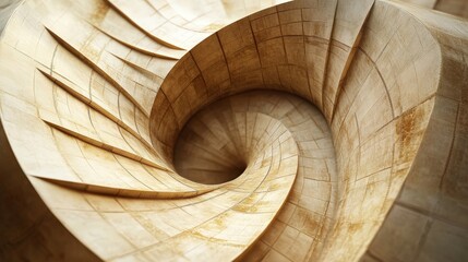 Aufkleber - An image of a complex mathematical structure like a mathematical spiral or golden ratio, visually demonstrating the harmony and beauty that math brings to art,