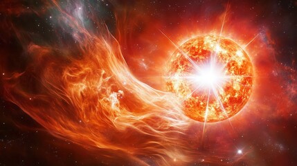 Wall Mural - what are pulsars, and how do they help astronomers study space-time? discuss the fascinating nature 