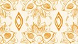 © Waa - 1 color. Simple seemless vector illustration batik pattern, made with outline or icon design