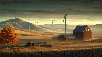Poster - Harnessing renewable wind energy to power agricultural fields with innovative light standards