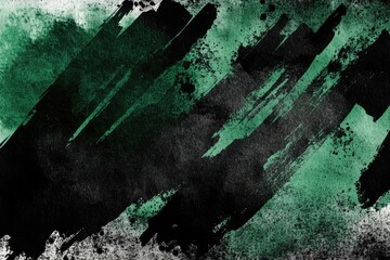 Wall Mural - Grunge background with black and green texture