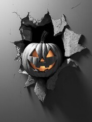 Wall Mural - Halloween Jack O Lantern