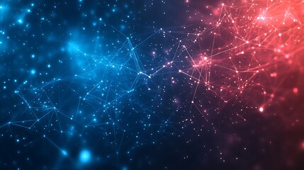 Abstract social network background with interconnection