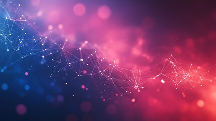 Abstract social network background with interconnection