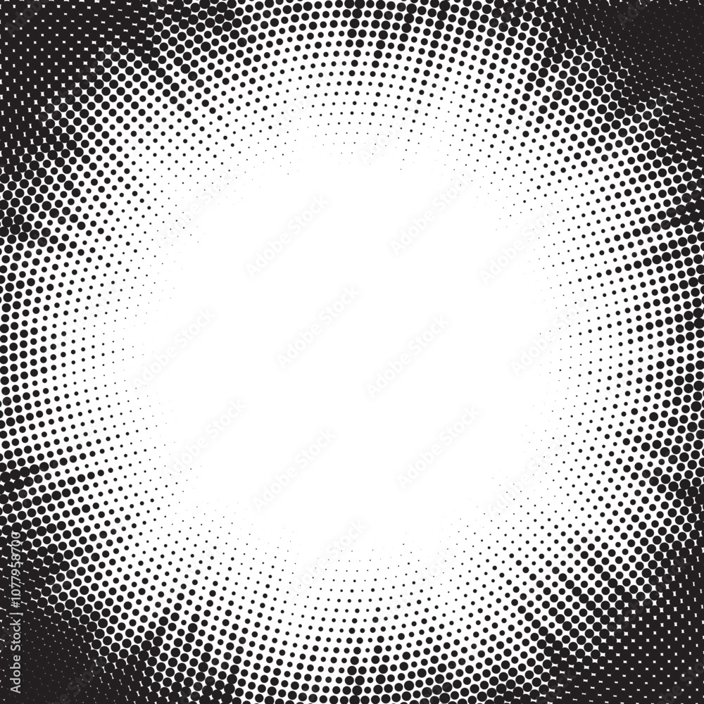 Halftone gradient sun rays pattern. abstract halftone vector dots background. monochrome dots pattern. pop art, comic small dots. star rays halftone poster. shine, explosion. sunrise rays background.