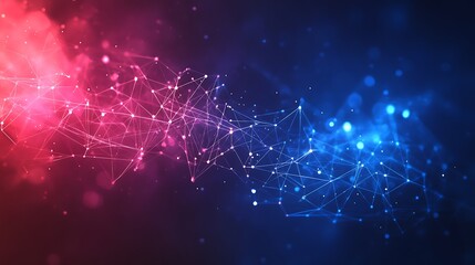 Abstract social network background with interconnection