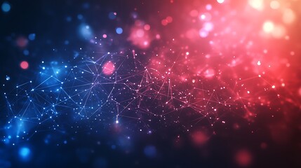 Abstract social network background with interconnection