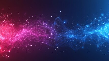 Abstract social network background with interconnection