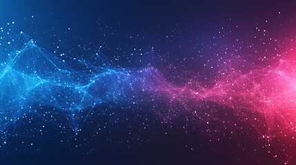 Abstract social network background with interconnection