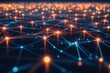 © Murda - Abstract network with glowing lights.