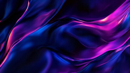 Poster - A purple and blue wave with a purple and blue background