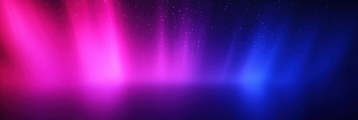 Poster - neon purple wallpaper on dark background, Dark blue purple glowing grainy gradient background black noise texture	
