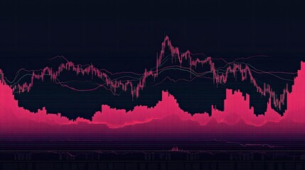 Poster - Dynamic Data Visualization with Bold Color Contrast