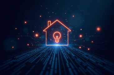 Fototapete - Digital background, tech processes, neural networks, artificial intelligence, data transfer and encryption, digital archives, sound and graphic presentations.