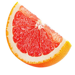 Wall Mural - Brightly colored grapefruit slice , perfect for refreshment