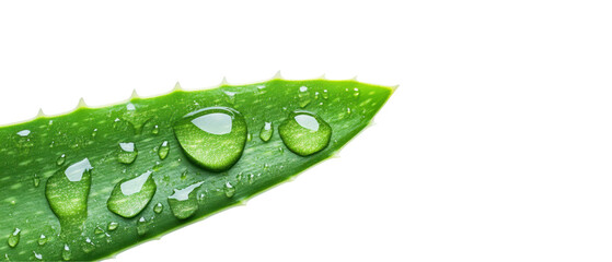 Wall Mural - a leaf of a plant with water droplets on it. transparent background