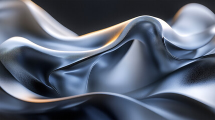 3d render Transparent glossy glass abstract background wallpaper