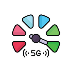 Fast Internet vector icon