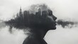 © Emile - state of mind city background concept with copy space