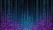 © ByyNrr - Digital Abstract Artwork with Gradient Background, Cascading Blue and Purple Dots in a Vertical Layout, Creating a Modern, Dynamic Effect of Digital Rain or Data Streams
