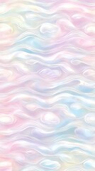 Aufkleber - Soft pastel abstract waves pattern in light colors