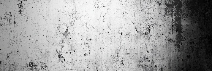 Poster - Textured gray wall with mix of light and dark tones worn appearance