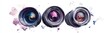 © Vera CHIS - Various camera lenses isolated on a transparent background