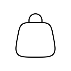 Poster - Bag Icon Outline vector for web ui