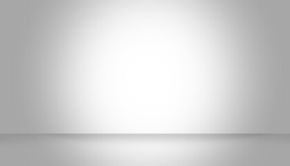Poster - Gray empty room studio. display your products. abstract color gray gradient spotlight. studio backdrop wallpaper. empty space with smooth light and shadow