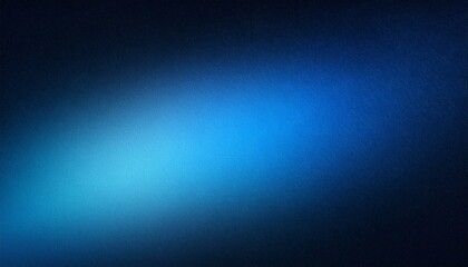 Wall Mural - blurred blue gradient tones abstract on dark grainy background glowing light large banner