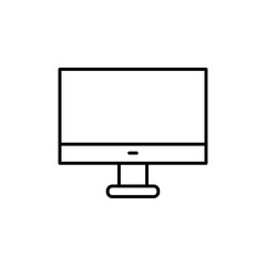 Poster - Computer Screen icon Outline vector for web ui