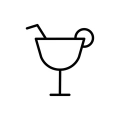 Poster - drink icon Outline vector for web ui