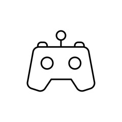 Poster - Gamepad icon Outline vector for web ui