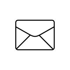 Poster - Inbox icon Outline vector for web ui