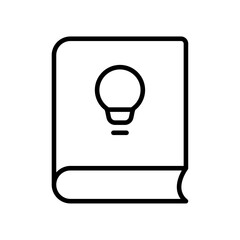 Poster - Knowledge icon Outline vector for web ui