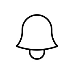 Poster - Notification icon Outline vector for web ui