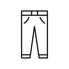Poster - Pants Icon Outline vector for web ui