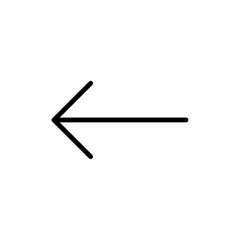 Poster - Previous icon Outline vector for web ui