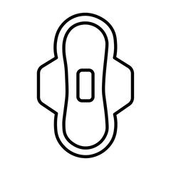 Poster - Sanitary pad Outline vector for web ui