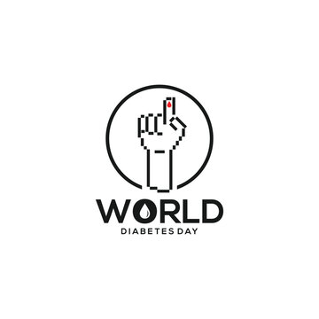 PrintWorld Diabetes Day Logo Design