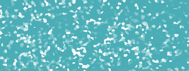 Fototapete - Abstract background of crystallized. Aqua colored Geometric Retro tiles pattern. Blue paper texture background and terrazzo flooring texture polished stone pattern.