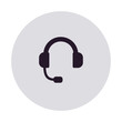 © VectorMine - Headset icon symbolizing communication and customer support.