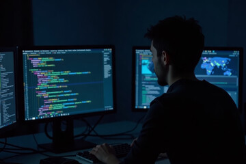 programmer in work
