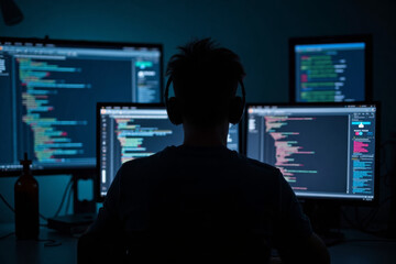 programmer in work