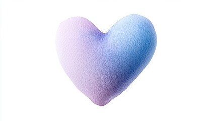 Poster - A beautifully crafted watercolor heart in soft pastel hues, perfect for conveying love, affection, and creativity in various artistic projects.