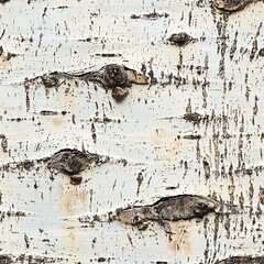 Close Up Aspen Birch Tree Bark Hunting Camouflage, Seamless Hunter Camo Texture